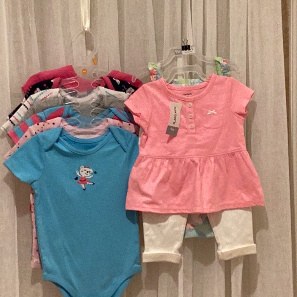 10 pieces Girl Baby Clothes. Brand New.